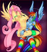 FLUTTERSHY Mlp lesbienne mon petit poney Rainbow Dash Mlp sextoy