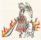 Okami Touhou Amaterasu Issun Momiji Inubashiri