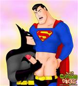 Superman et Batman Gay Toon sexe