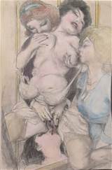 Orgie de sexe dans des photos porno Vintage Vintage Cartoon