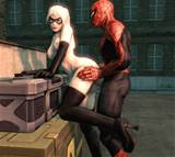 1082305 chat noir Marvel Spider Man Andreygovno animation Source image