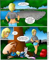 RÃ¨gle 34 Blush comique poussiÃ©reux femelle forÃªt groupe humain s'embrasser Lopunny