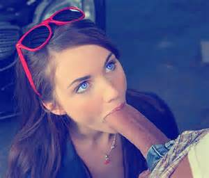 Perfect Blowjob Blue Eyes et bite dure