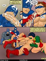 Batman Captain America Gay Sex 11 Swingin Heroes photos