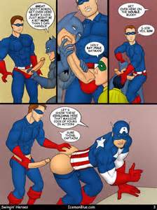 Batman Captain America Gay Sex 4 Swingin Heroes photos