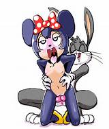 Minnie Mouse Minus8 souris bouche ouverte nue lapin rongeurs sexe Warner