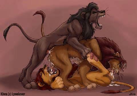 Sur la Face Cum piscine Disney Fellation fÃ©line fourrure sauvages Gay Kiwa Kovu Lion