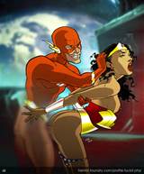 Le Flash et Wonder Woman ont un Quickie par Alx