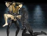 Mortal Kombat Scorpion, Sub Zero crayons nue et porno photos porno