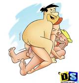 Six le Flintstones XXX Cartoon Cartoon Guide porno et Hentai Pics