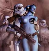 Les deux cornÃ©es Jedi Padawans Jaina Solo et Tenel Ka font un exercice de Jedi