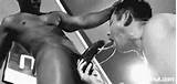 Fond blanc pour Tops noir Gay Interracial