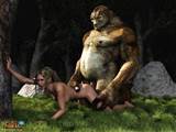 Chaude salope baisÃ©e tout droit dans la Forest Watch Best 3d Monster porno